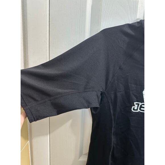 Jetpilot Women‘s Basic Black Halfsleeve Rashguard  Rash Guard M/L EUC Swim Shirt - Picture 3 of 5